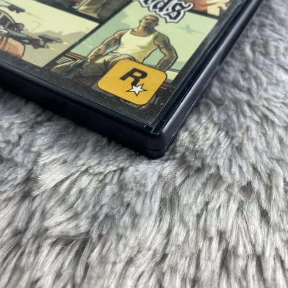 Grand Theft Auto San Andreas (PlayStation 2, 2004) PS2 Game Disc Case Manual Map - Picture 13 of 15